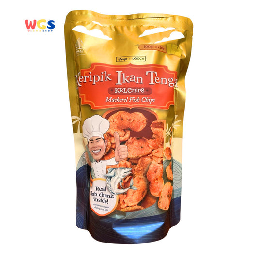 Kuangs Locca KRL Chips Mackerel Chips Real Fish Chunk 100g