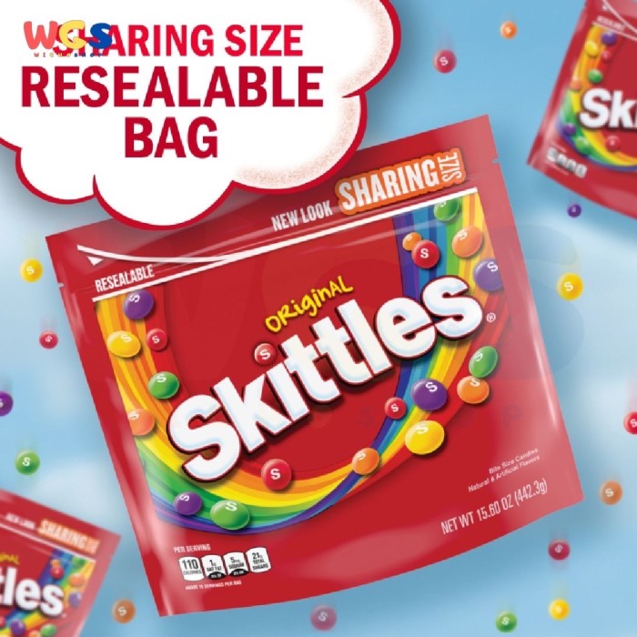 Skittles Original Fruity Candy Natural & Artificial Flavors 442.3g