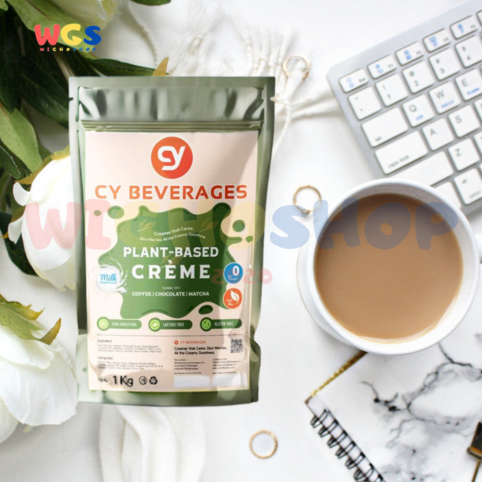 CY Beverages Plant-Based Crème 1kg – Dairy-Free Creamer for Coffee, Matcha & Chocolate Drinks