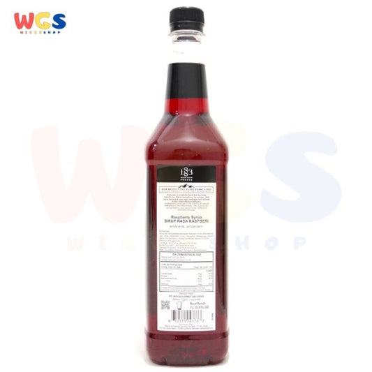 1883 Maison Routin France Syrup Raspberry Flavored 1 ltr - 33.8 fl oz