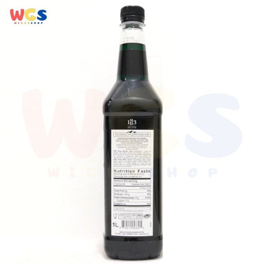 1883 Maison Routin France Syrup Green Mint Flavored 1 ltr - 33.8 fl oz