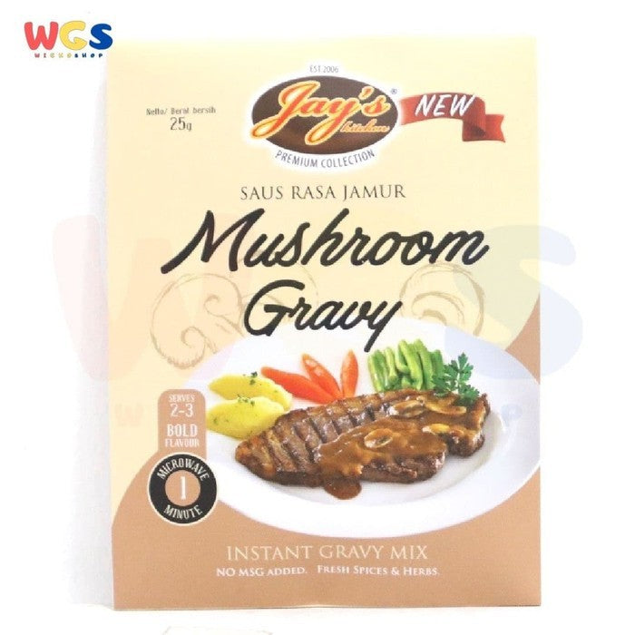Jays Mushroom Gravy Steak Sauce 25 gr