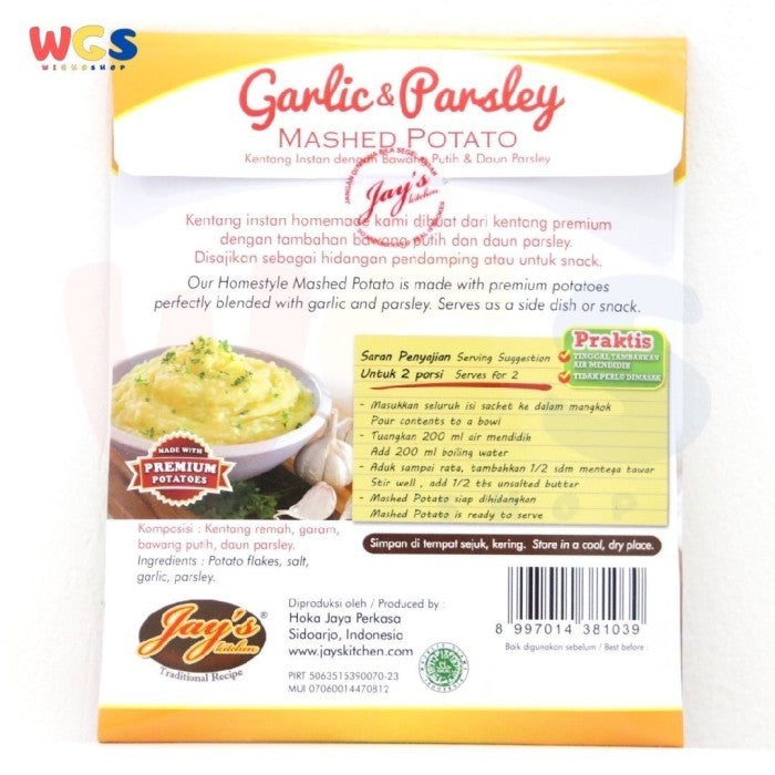 Jays Garlic & Parsley Mashed Potato 45 gr
