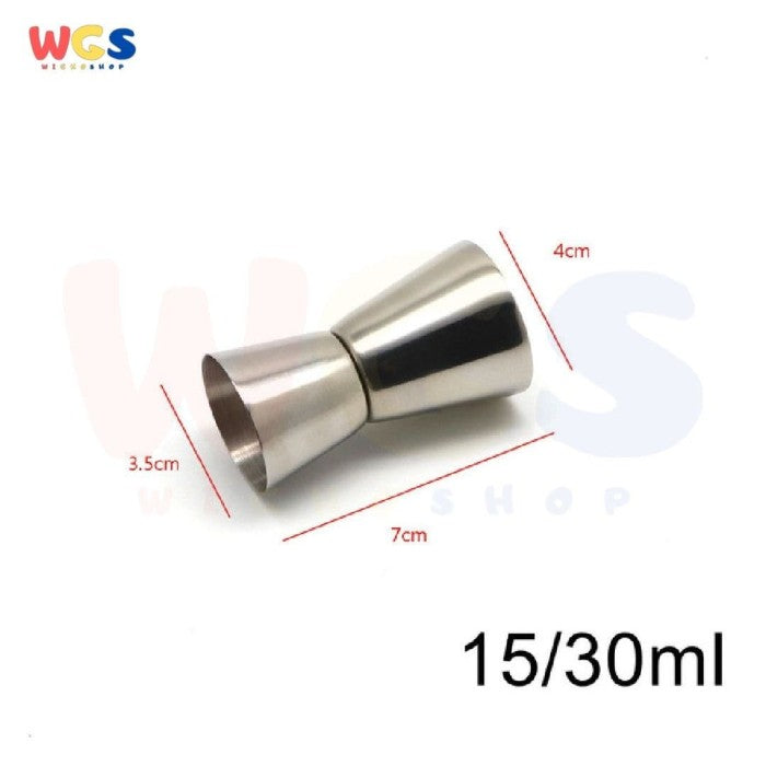 Stainless Steel Syrup Cocktail Measuring Double Jigger 15/30 ml