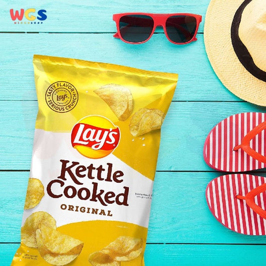 Snack Lay's Lays Kettle Cooked Original Potato Chips 6.5oz 184.2g