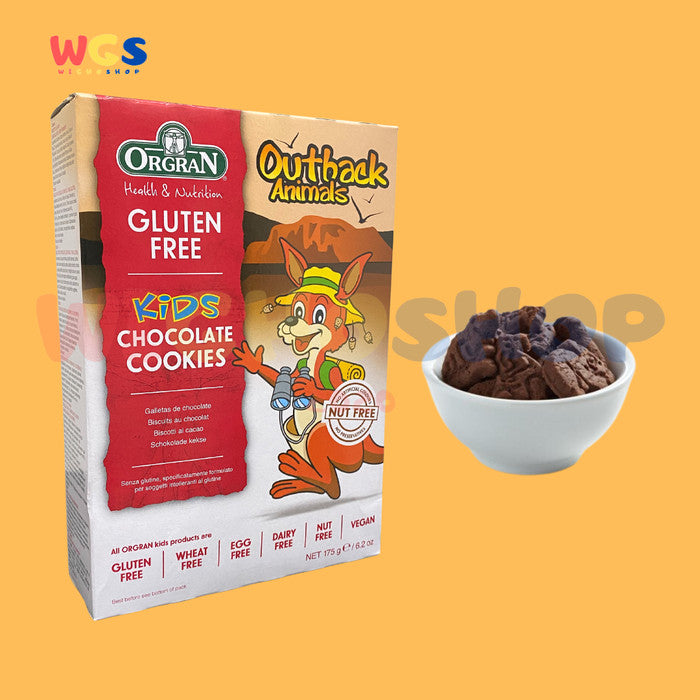ORGRAN Kids Chocolate Cookies Gluten Free Vegan 175g