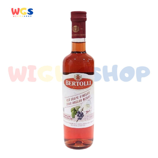 BERTOLLI Red Grape Vinegar 500ml – Premium Red Wine Vinegar for Cooking, Salads & Marinades