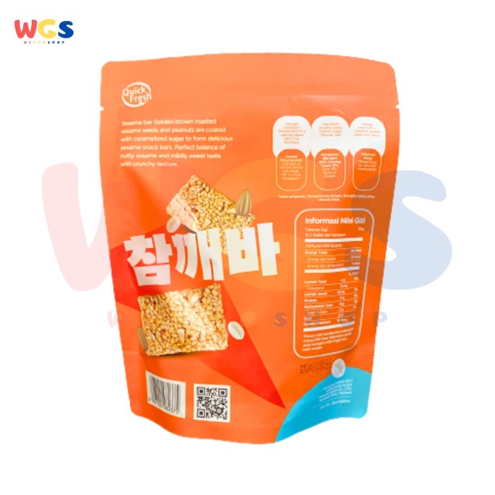Quick Fresh Snack Chamkeba Sesame Bar 126gr - Sesame Seed Snack