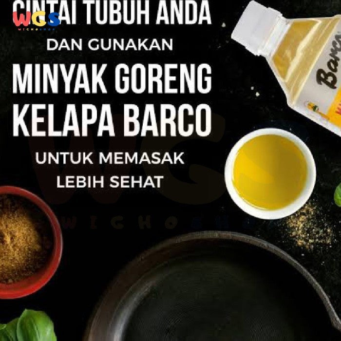 Barco Minyak Kelapa Murni 1L – Coconut Oil - Minyak Goreng Alami Kelapa Asli, Tanpa Bahan Tambahan