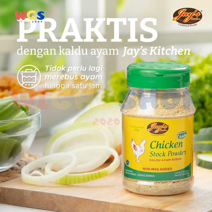 Jays Chicken Stock Powder Non MSG 150 gr - Kaldu Ayam Bubuk