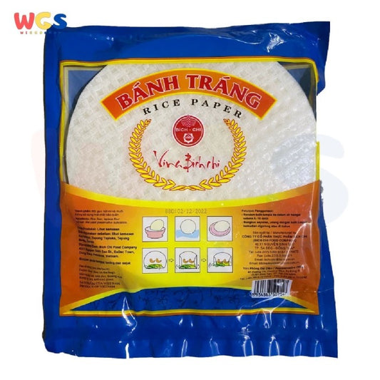 Banh Trang High Quality Rice Paper Vina Bich Chi 22cm 400g - Halal