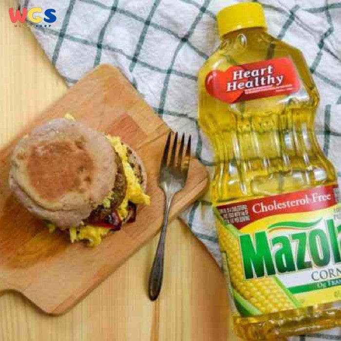 Mazola Corn Oil Cholesterol Free 900ml - Halal Corn Oil