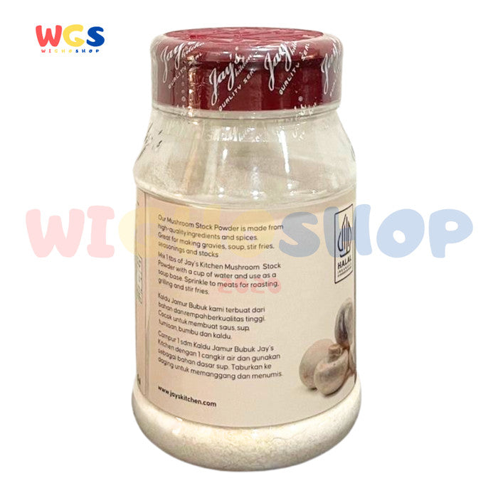 Jay's Kitchen Mushroom Stock Powder 200g - Bumbu Kaldu Jamur Bubuk