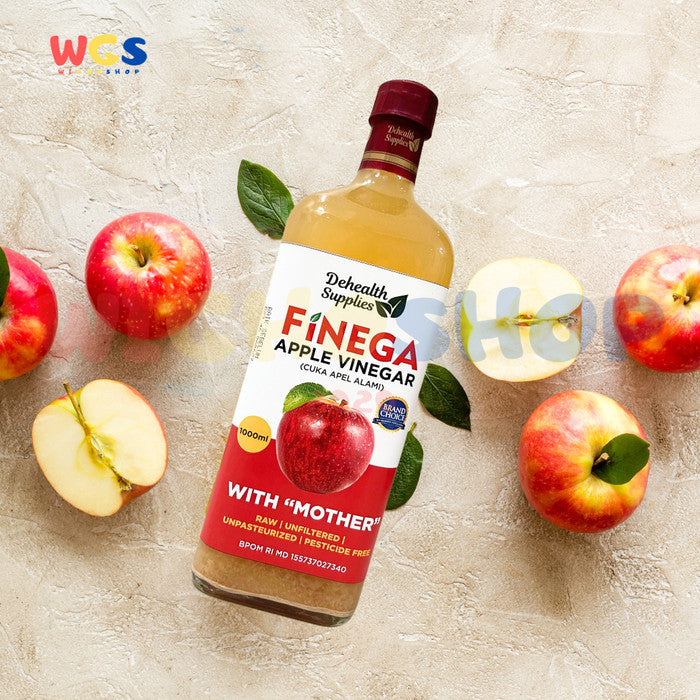 Dehealth Supplies Finega Apple Vinegar With Mother 1000ml