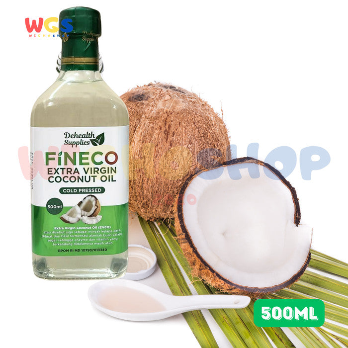 Dehealth Supplies Fineco Extra Virgin Coconut Oil Cold Pressed 500ml