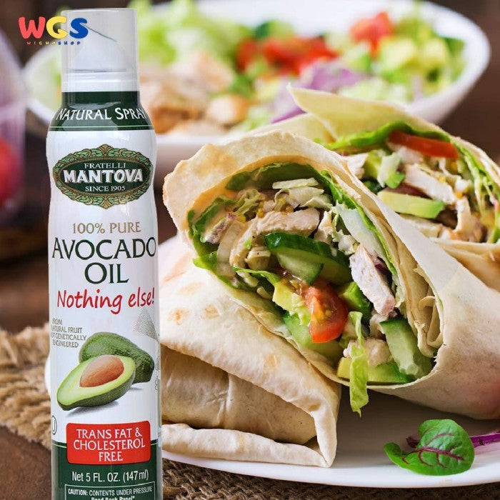 Fratelli Mantova Pure Avocado Oil Natural Spray Gluten Free 147ml