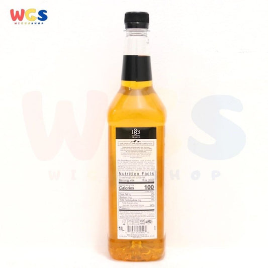 1883 Maison Routin France Syrup Mango Flavored 1 ltr - 33.8 fl oz