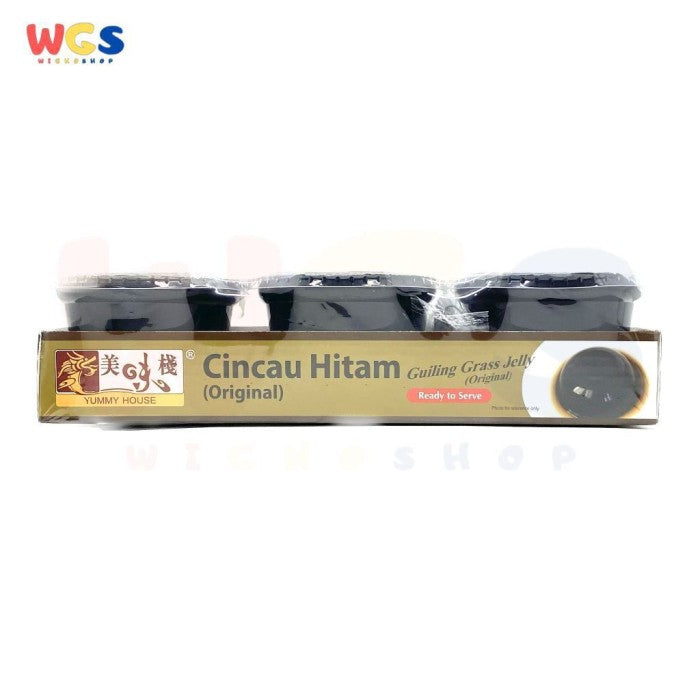 Yummy House Guiling Grass Jelly Original Black Cincau 3 x 220g