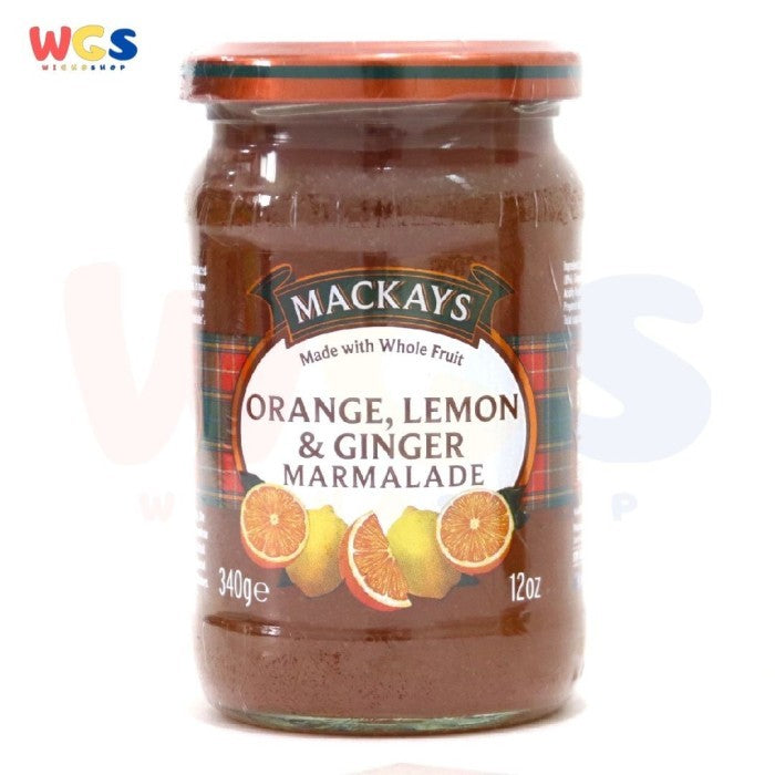 Mackays Orange, Lemon & Ginger Marmalade Jam 340 gr