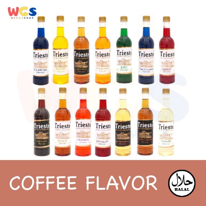 Trieste Syrup Varian Coffee Premium Flavour 650ml