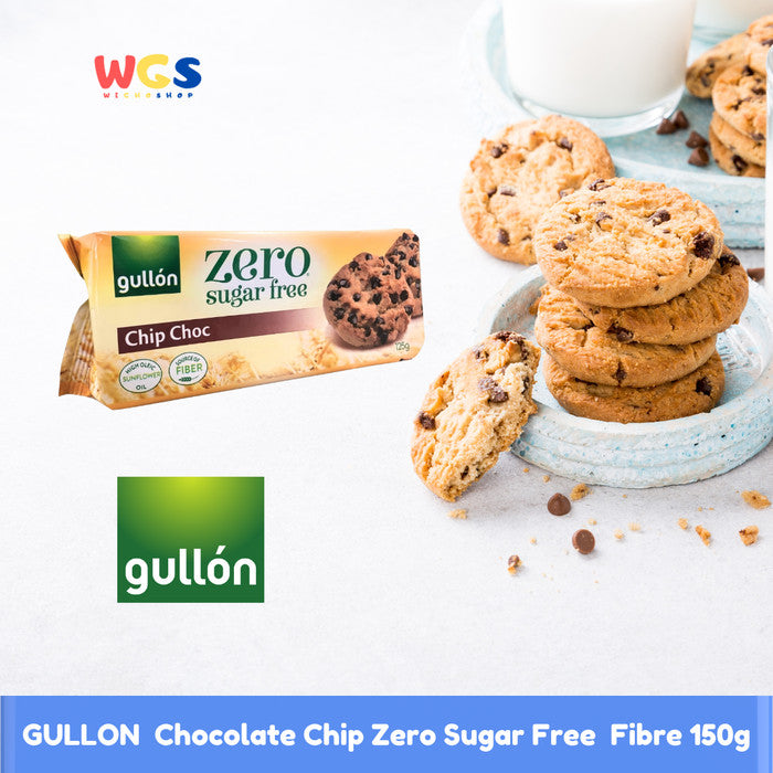 GULLON Chocolate Chip Cookies Zero Sugar Free Fibre 150g