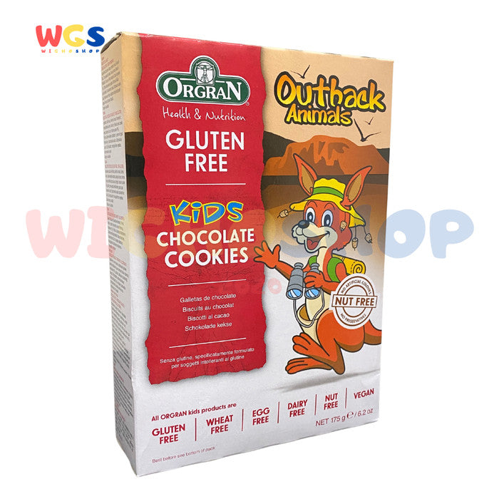 ORGRAN Kids Chocolate Cookies Gluten Free Vegan 175g