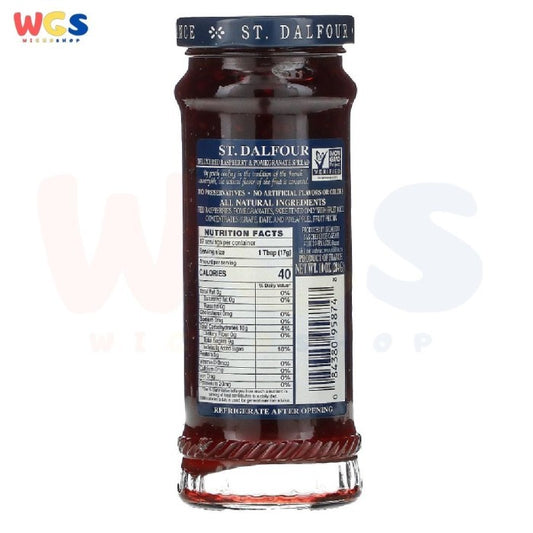 Selai St. Dalfour Red Raspberry Fruit Spread From 100% Fruit 10oz 284g