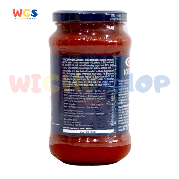 Barilla Bolognese Pasta Sauce with 100% Italian Tomatoes 400g – Ready-to-Serve Meat Pasta Sauce
