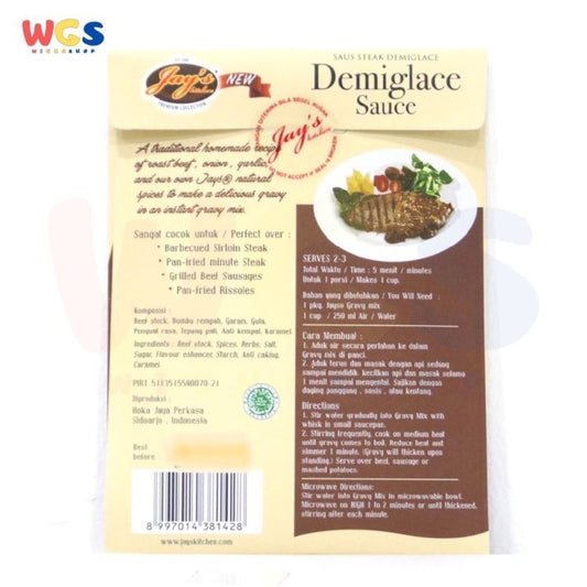 Jays Demiglace Sauce Steak Sauce Demiglace 25 gr