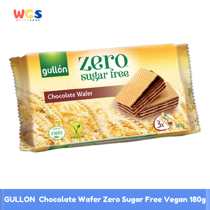 GULLON Chocolate Wafer Zero Sugar Free Vegan 180g