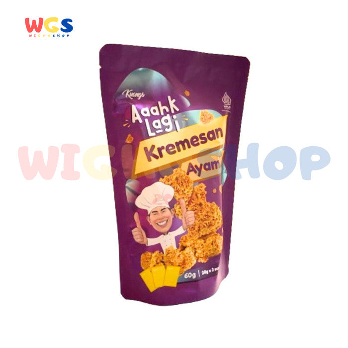 Kuangs Snack Kremesan Ayam Aaahk Lagi Oven Crunchy Chicken Flakes 60g