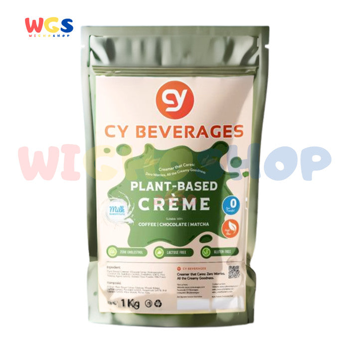 CY Beverages Plant-Based Crème 1kg – Dairy-Free Creamer for Coffee, Matcha & Chocolate Drinks