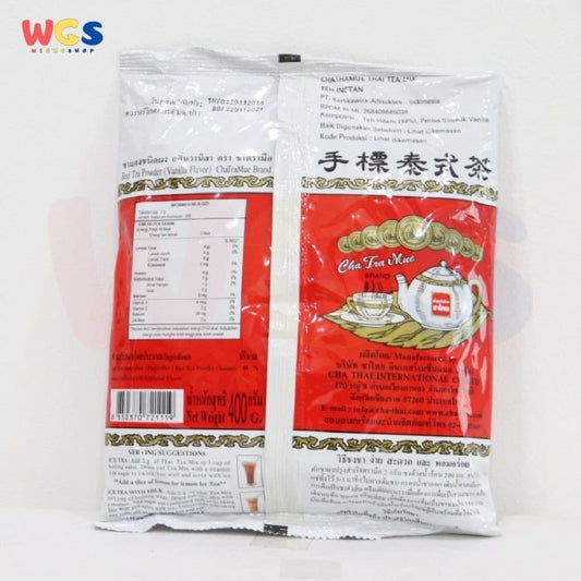 Thai Tea Mix ChaTraMue 400g – Teh Thailand Premium Asli | Rasa Vanilla Khas | Produk Thailand Resmi