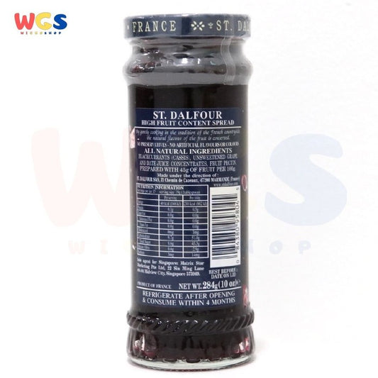 Selai St. Dalfour Blackcurrant Fruit Spread 284 gr