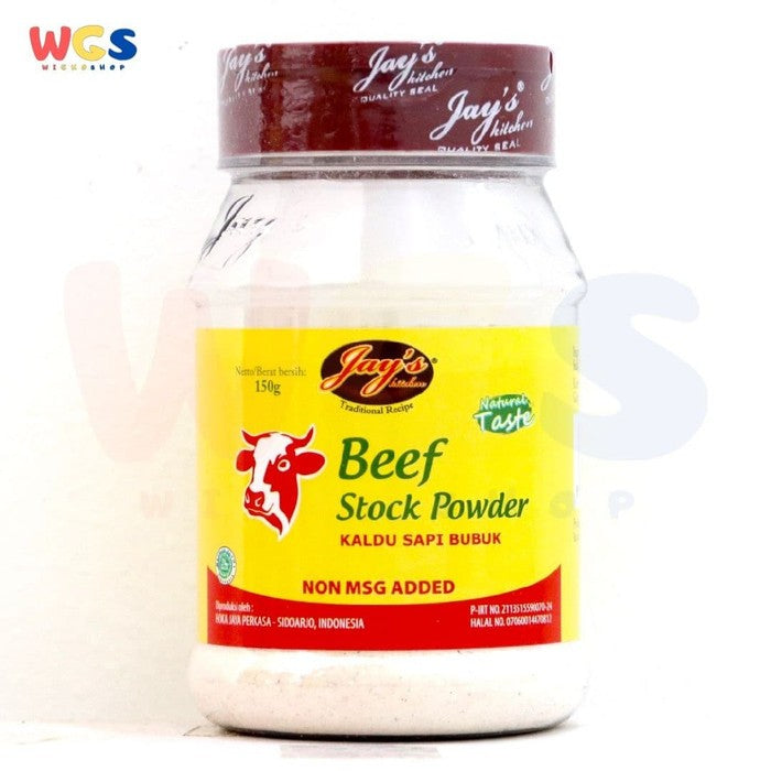 Jays Beef Stock Powder Non MSG 150 gr - Powdered Beef Stock