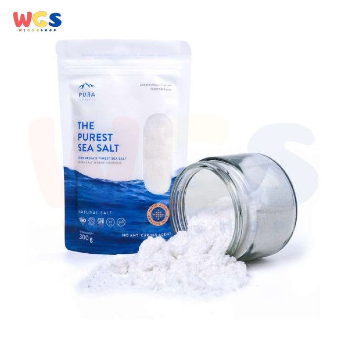 Pura Purest Natural Fine Sea Salt No GMO Gluten Free 300g - Sea Salt
