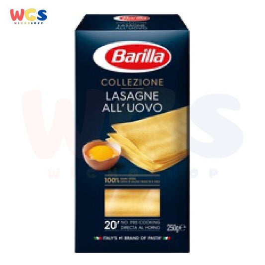 Barilla Pasta Egg Lasagna All'Uovo 500 gr - Durum Wheat Semolina Pasta