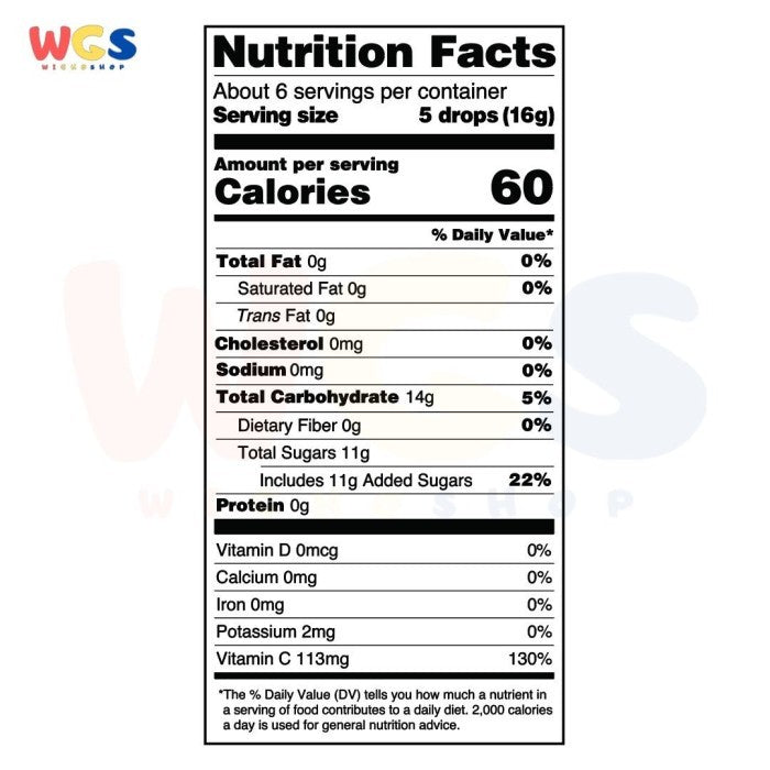 YumEarth Organic Citrus Grove Vitamin C Drops Candy 3.3oz 93.5gr