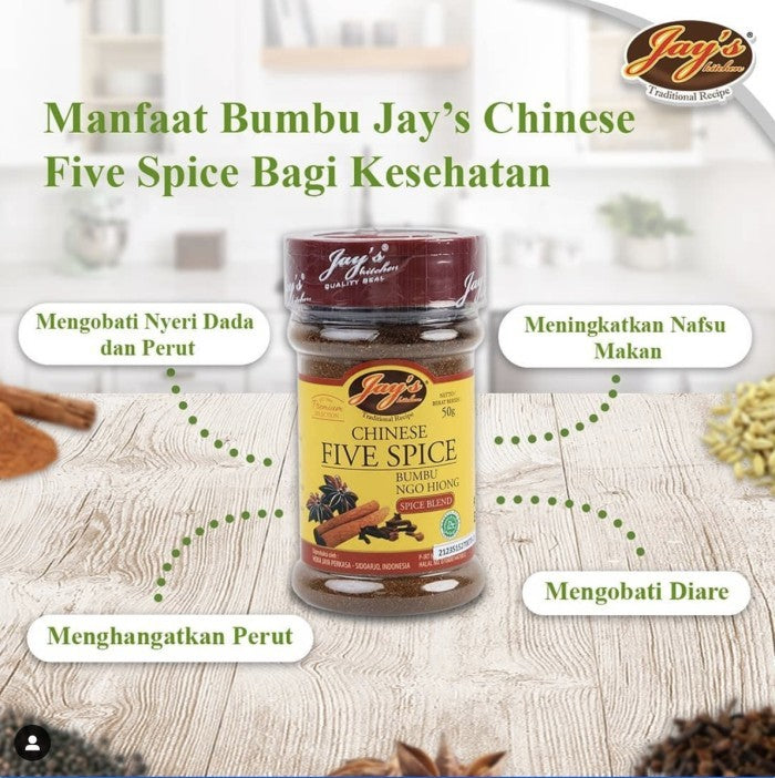 Jays Chinese Five Spice 50 gr - Bumbu Ngo Hiong