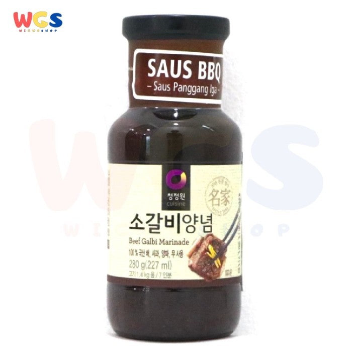 Barbeque Galbi Sauce & Marinade Chung Jung One Korean 227 ml