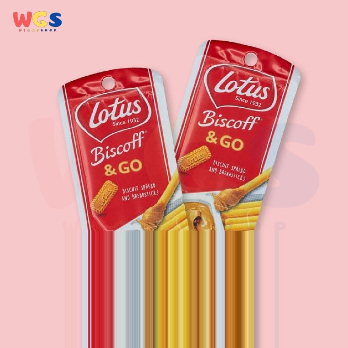 Biskuit Lotus Biscoff & Go Spread & Breadsticks 45g