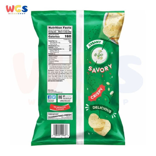 Snack Lays Sour Cream & Onion Flavored Potato Chips 6.5oz 184.2g