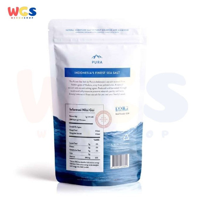 Pura Purest Natural Coarse Sea Salt Gluten Free 300g - Sea Salt