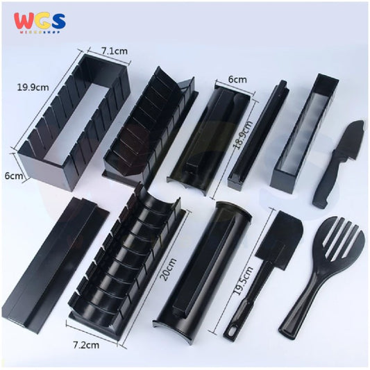 Sushi Maker Kit Japanese Rice Ball Cake Roll Mold Making Sushi Tools