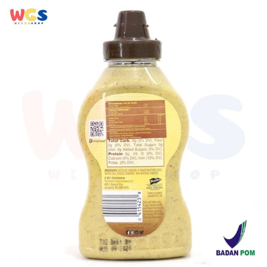 French's Spicy Brown Mustard 340g – Spicy Mustard Sauce with Natural Spice Aroma