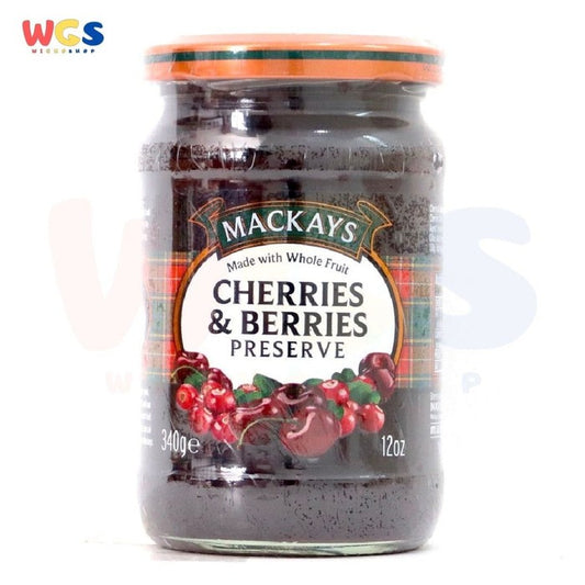 Selai Mackays Cherries & Berries Preserve Jam 340 gr - Selai Ceri Beri