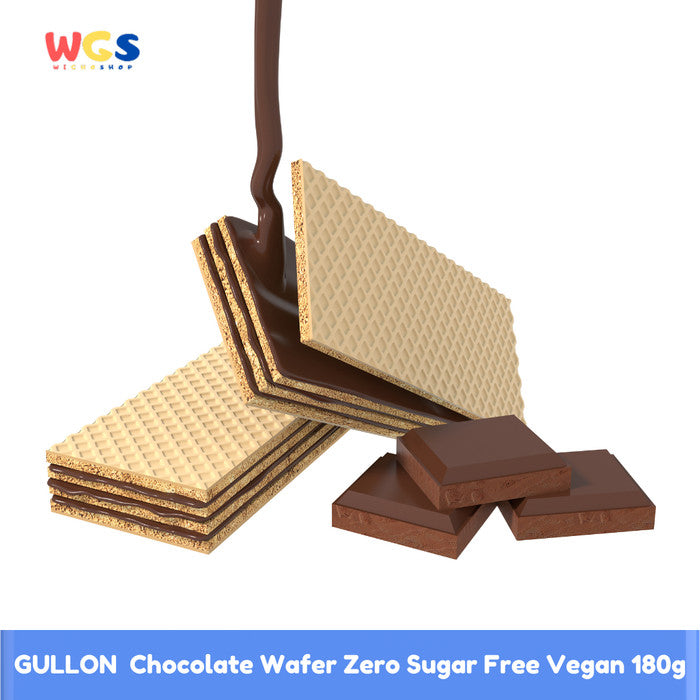 GULLON Chocolate Wafer Zero Sugar Free Vegan 180g