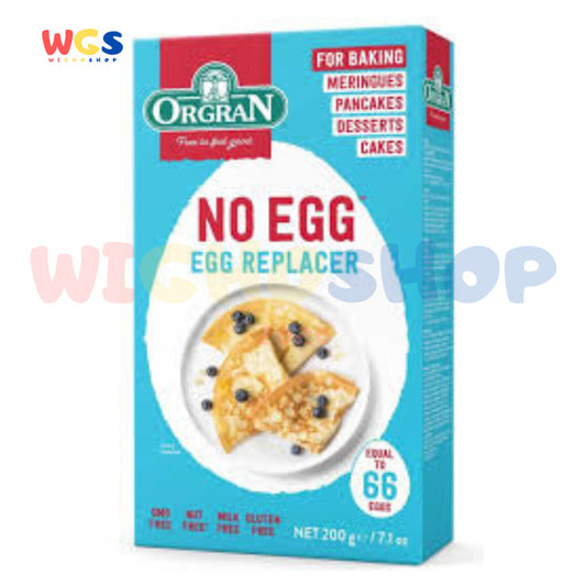 ORGRAN NO EGG Egg Replacer Mix For Baking Pancakes Desserts Cakes 200g