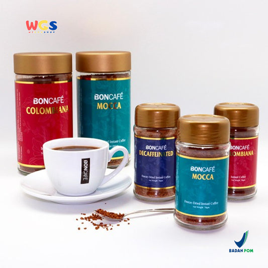 BONCAFE Decaffeinated Freeze Dried Instant Coffee 100g