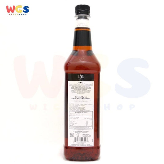 1883 Maison Routin France Syrup Caramel Flavored 1 ltr - 33.8 fl oz